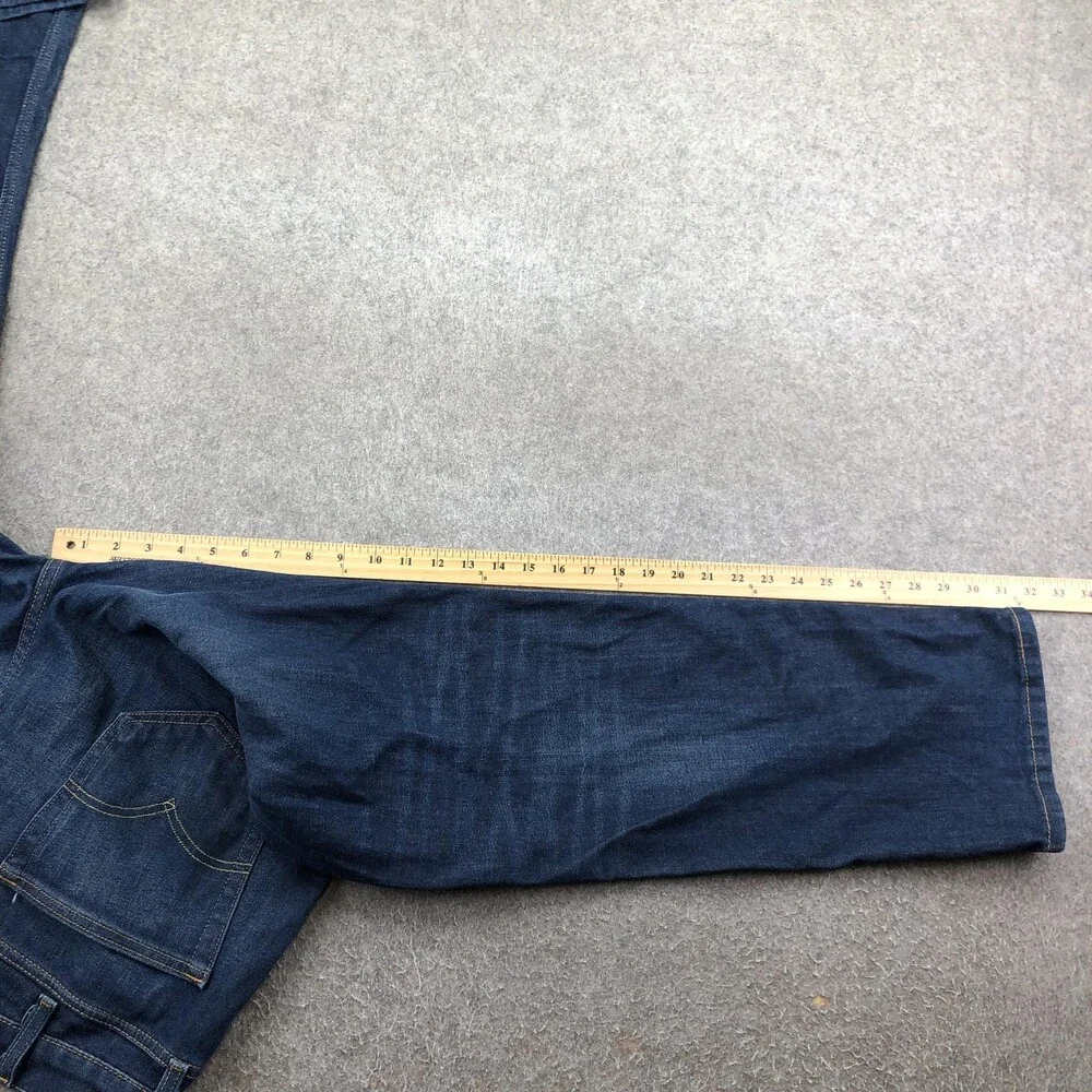 Levis 514 Jeans Mens 38x32 Blue Medium Wash Regular Straight Denim Pants Casual